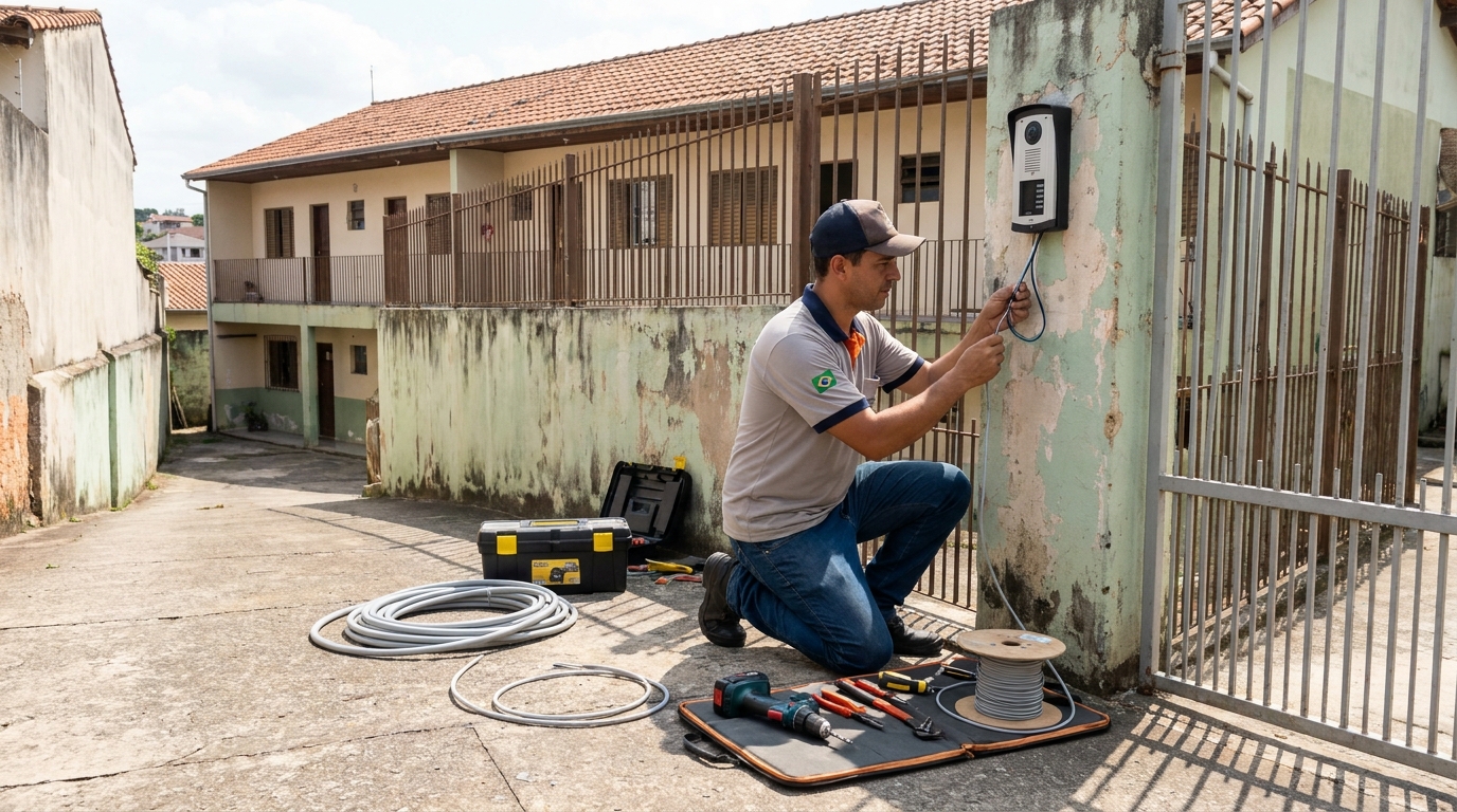 Instalacao de interfone residencial em Volta Redonda‑RJ
